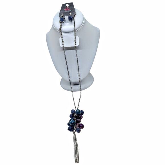 Paparazzi Jewelry Lot 8 Assorted Pieces 4 Necklaces 2 Rings 2 Pair Earrings - Picture 5 of 9